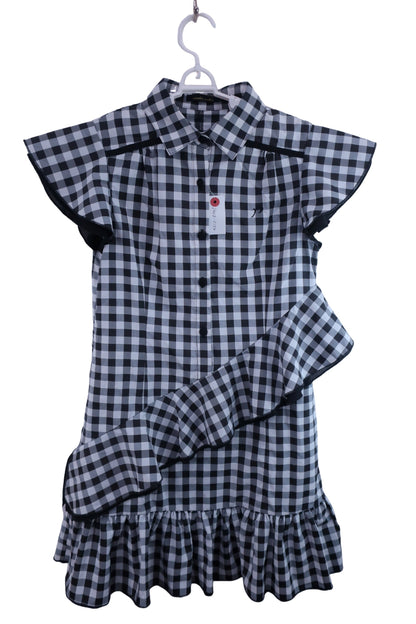 rienda suelta(リエンダスエルタ) ワンピース 白黒チェック レディース S A