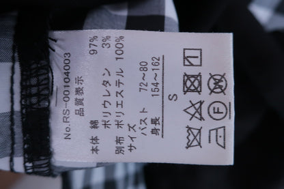 rienda suelta(リエンダスエルタ) ワンピース 白黒チェック レディース S A
