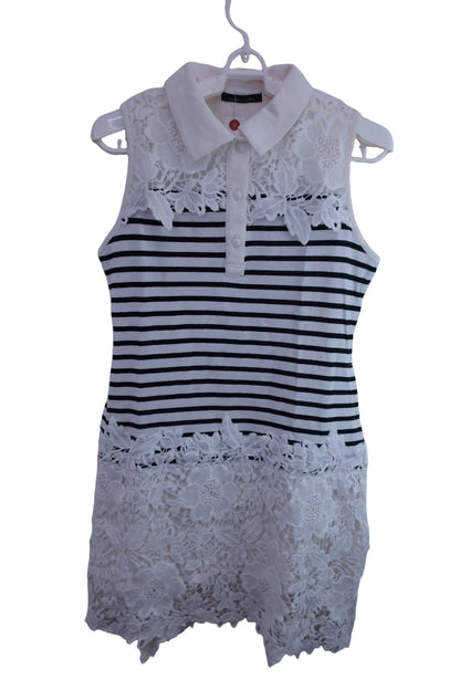 【美品】rienda suelta(リエンダスエルタ) ノースリーブワンピース 白 レディース S ゴルフ用品 2408-0158 中古