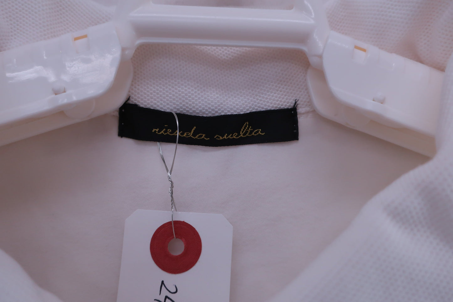 【美品】rienda suelta(リエンダスエルタ) ノースリーブワンピース 白 レディース S ゴルフ用品 2408-0158 中古