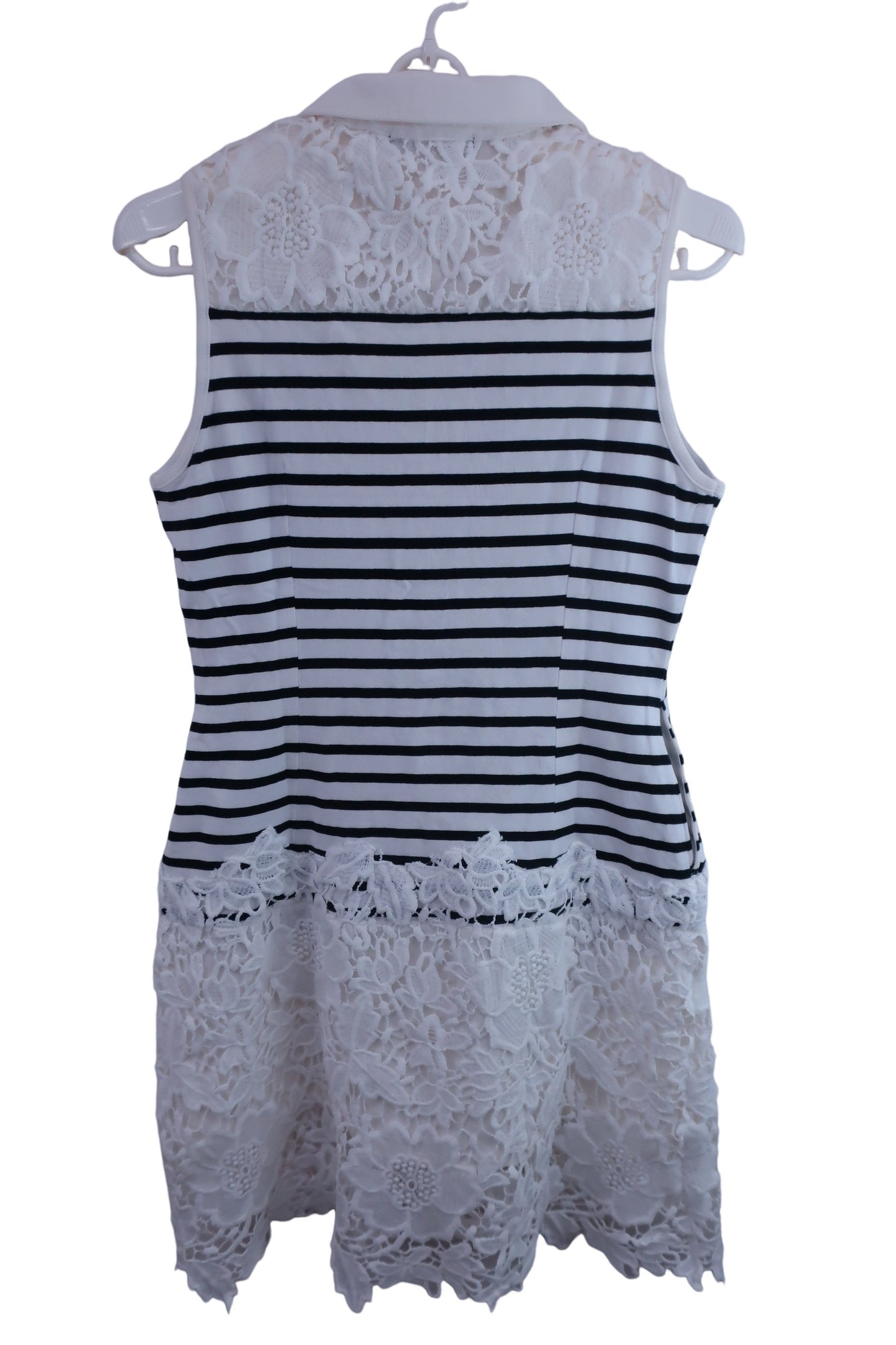 【美品】rienda suelta(リエンダスエルタ) ノースリーブワンピース 白 レディース S ゴルフ用品 2408-0158 中古