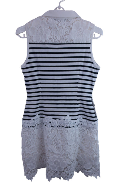 【美品】rienda suelta(リエンダスエルタ) ノースリーブワンピース 白 レディース S ゴルフ用品 2408-0158 中古