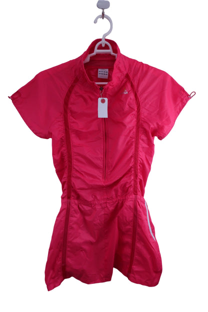 【美品】adidas(アディダス) ナイロンワンピース ピンク レディース M ゴルフ用品 2408-0163 中古