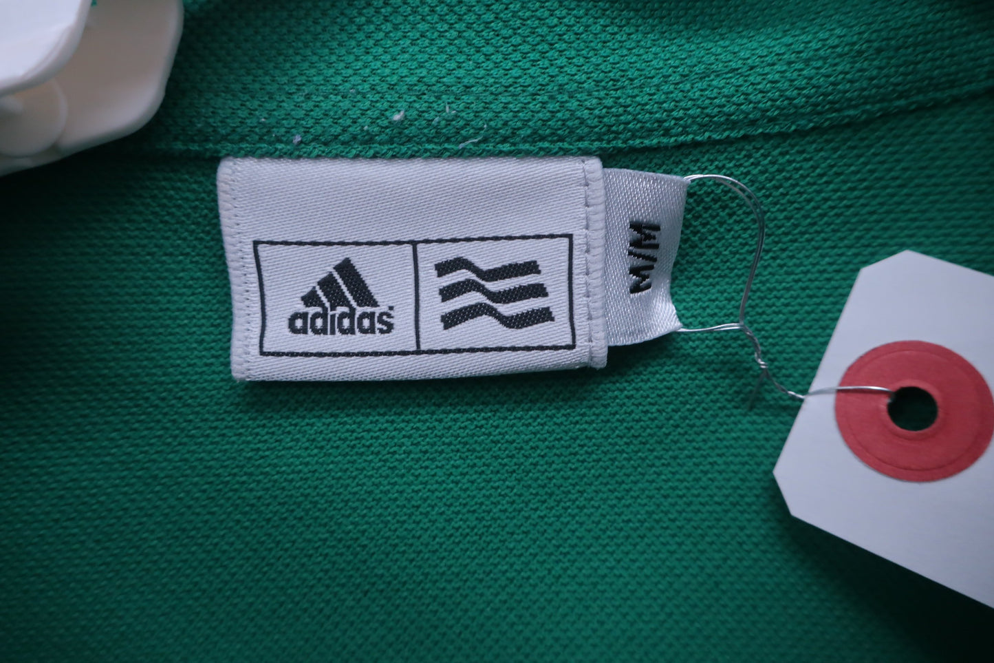 【美品】adidas(アディダス) ポロシャツ 緑 メンズ M/M ゴルフ用品 2408-0209 中古