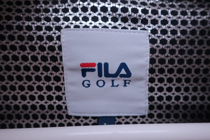 FILA GOLF(フィラゴルフ) ボアパーカー 白グレー総柄 レディース L B