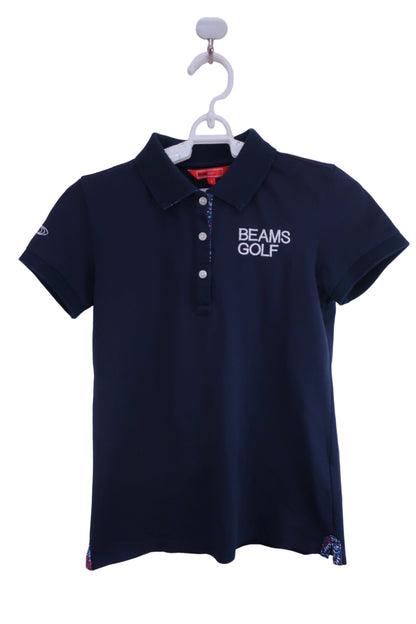 BEAMS GOLF(ビームスゴルフ) ポロシャツ ネイビー レディース S A