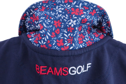 BEAMS GOLF(ビームスゴルフ) ポロシャツ ネイビー レディース S A