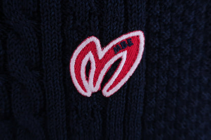 【美品】MASTER BUNNY EDITION(マスターバニーエディション) ベスト ネイビー レディース 0 159-8273952 ゴルフ用品 2408-0383 中古