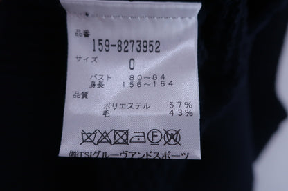 【美品】MASTER BUNNY EDITION(マスターバニーエディション) ベスト ネイビー レディース 0 159-8273952 ゴルフ用品 2408-0383 中古