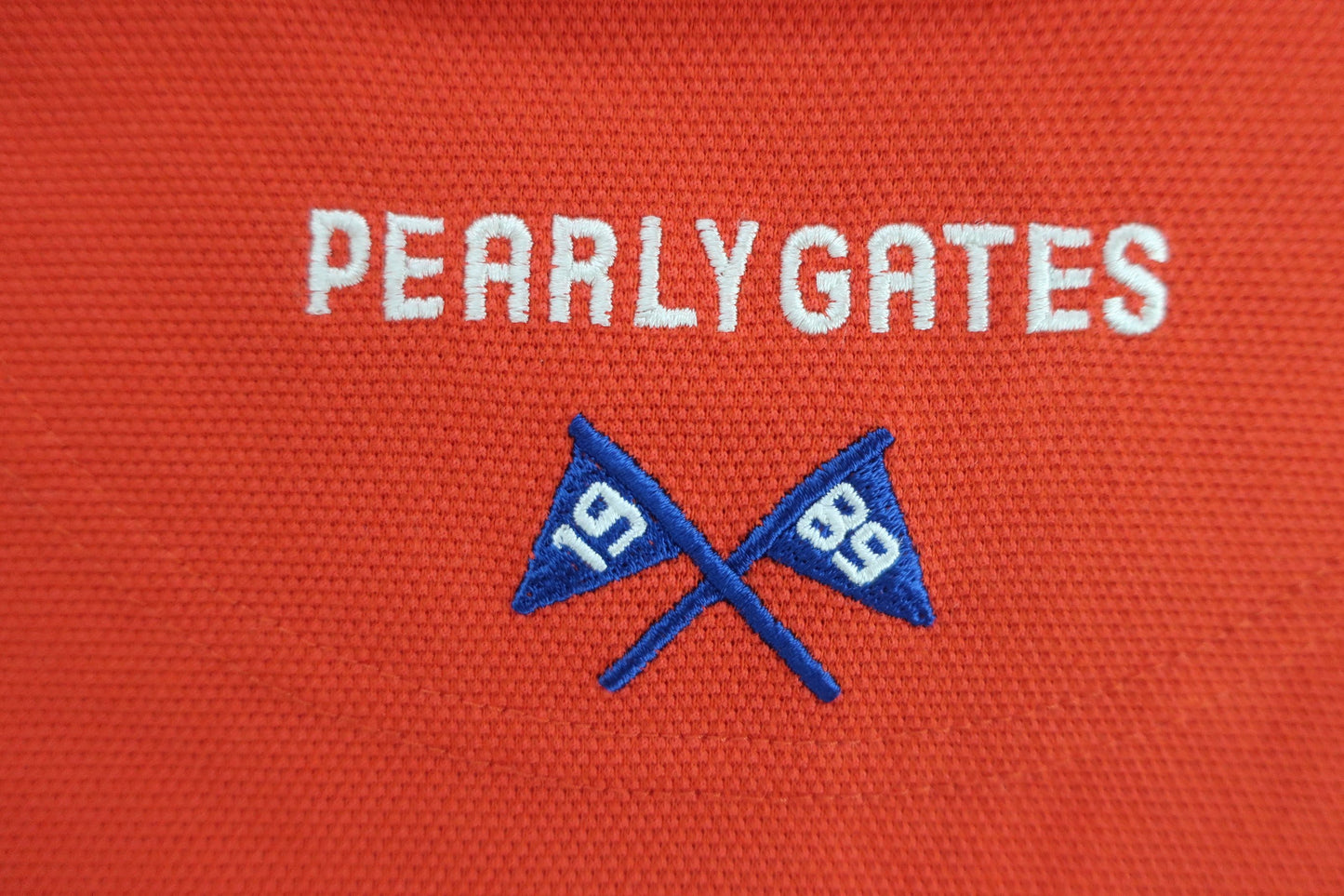 PEARLY GATES(パーリーゲイツ) ポロシャツ オレンジ レディース 0 055-8160512 A