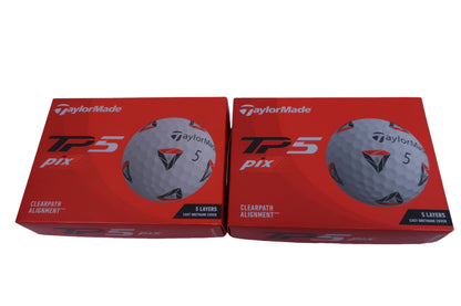 TaylorMade(テーラーメイド) ゴルフボール 白 2ダース TP5 pix N