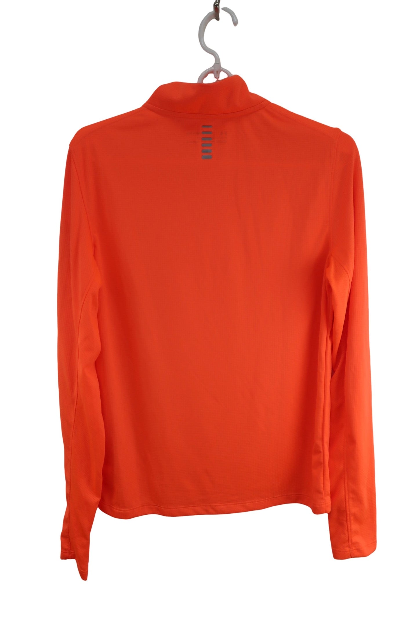 【美品】UNDER ARMOUR(アンダーアーマー) 長袖ハーフジップシャツ オレンジ メンズ SM ゴルフ用品 2408-0431 中古