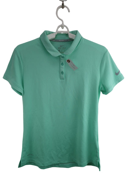 NIKE GOLF(ナイキゴルフ) ポロシャツ ミントグリーン レディース M ゴルフ用品 2409-0028 中古