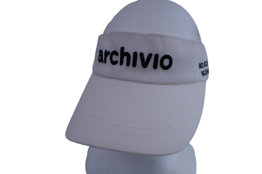 archivio(アルチビオ) サンバイザー 白 レディース フリーサイズ B