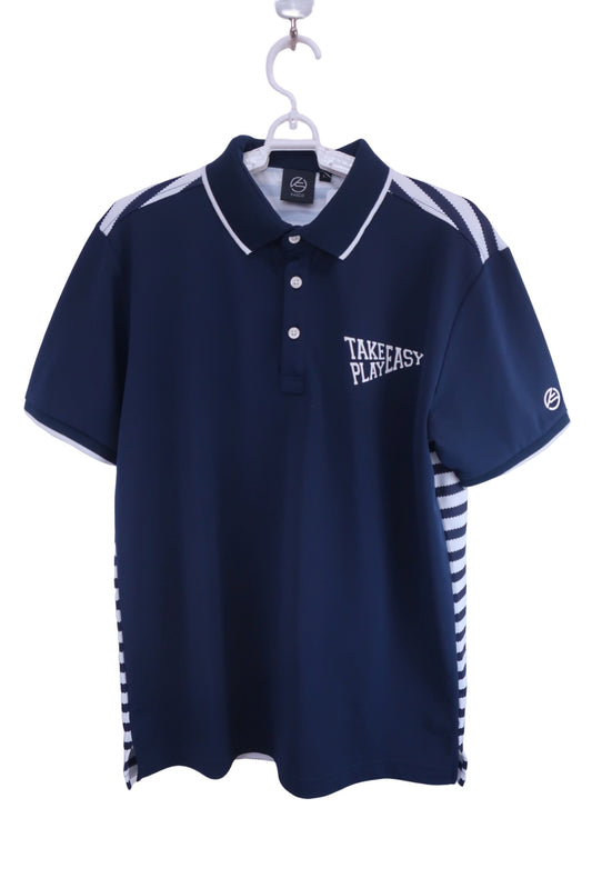 【美品】Kasco(キャスコ) ポロシャツ ネイビー レディース L ゴルフ用品 2409-0067 中古