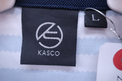 【美品】Kasco(キャスコ) ポロシャツ ネイビー レディース L ゴルフ用品 2409-0067 中古