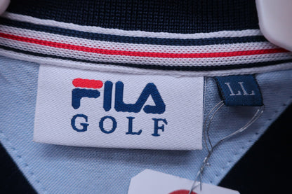 FILA GOLF(フィラゴルフ) ポロシャツワンピース ネイビー レディース LL A