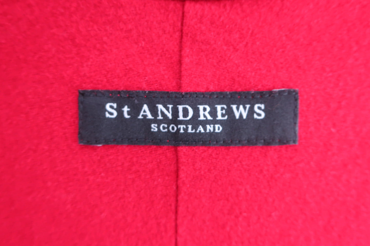 St ANDREWS(セントアンドリュース) モックネックシャツ 赤 メンズ M 043-0266152 A