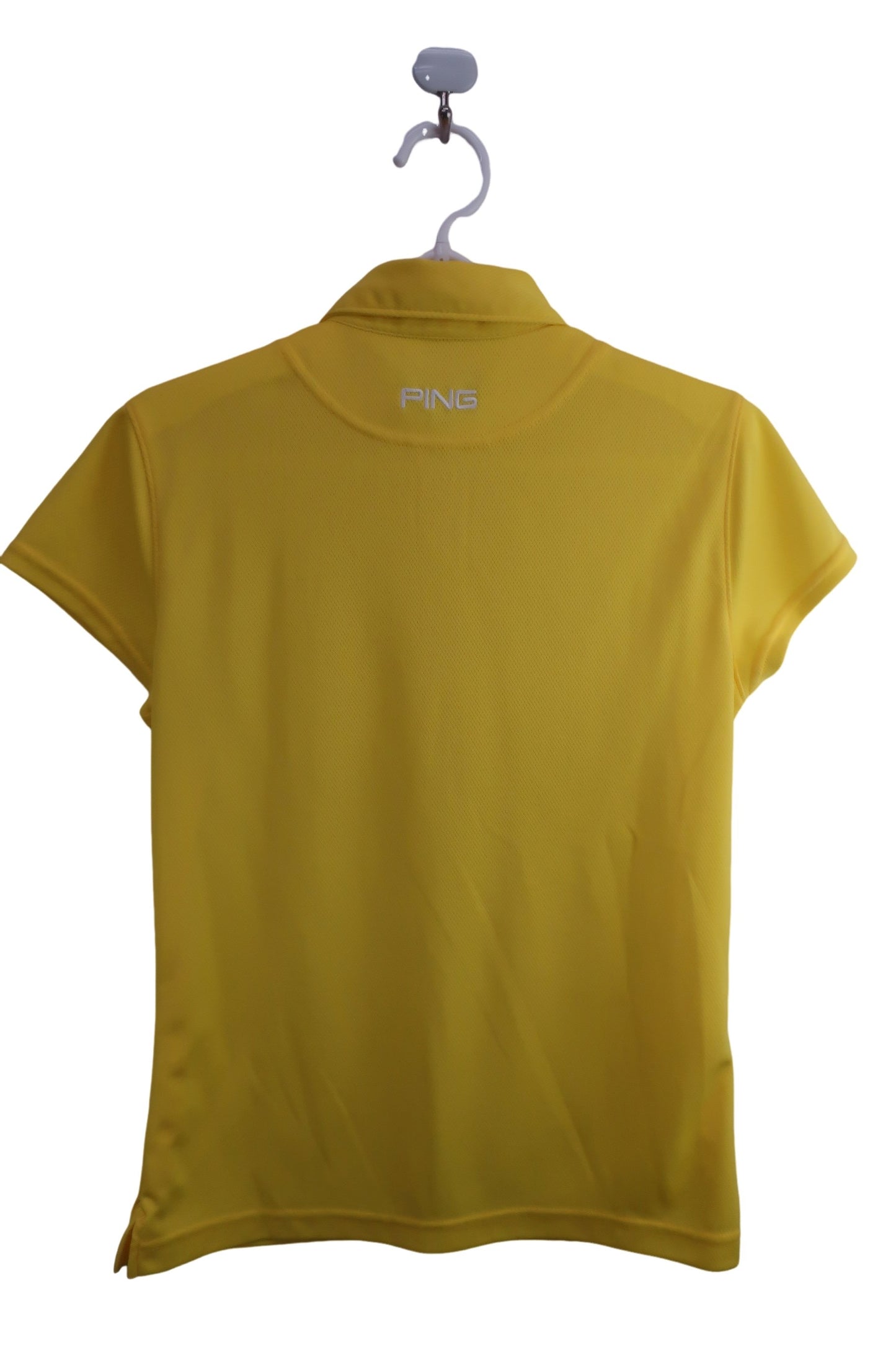 PING(ピン) ポロシャツ 黄色 レディース M ゴルフ用品 2409-0114 中古