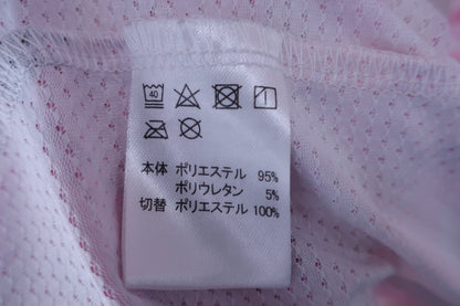 【美品】marie claire(マリ・クレール) ポロシャツワンピース ピンク花柄 レディース L ゴルフ用品 2409-0238 中古