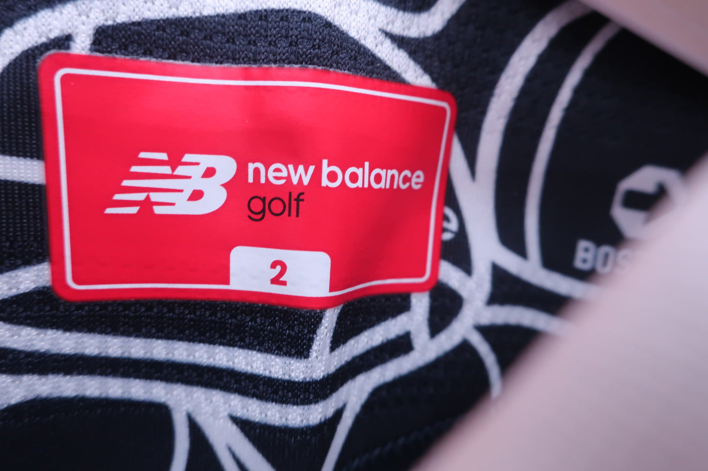 New Balance golf(ニューバランスゴルフ) ノースリーブポロシャツ 黒総柄 レディース 2 012-9160508 C-2