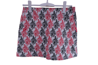 le coq sportif(ルコックスポルティフ) スカート 白黒赤 レディース 9 B-1