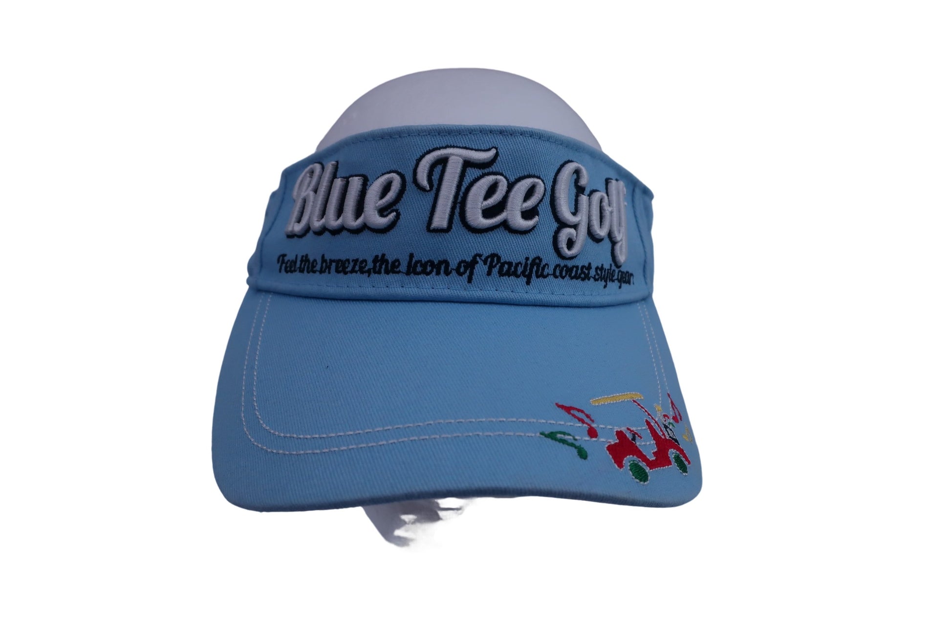 BLUE TEE GOLF(ブルーティーゴルフ) サンバイザー 水色 レディース 57~59cm B-1