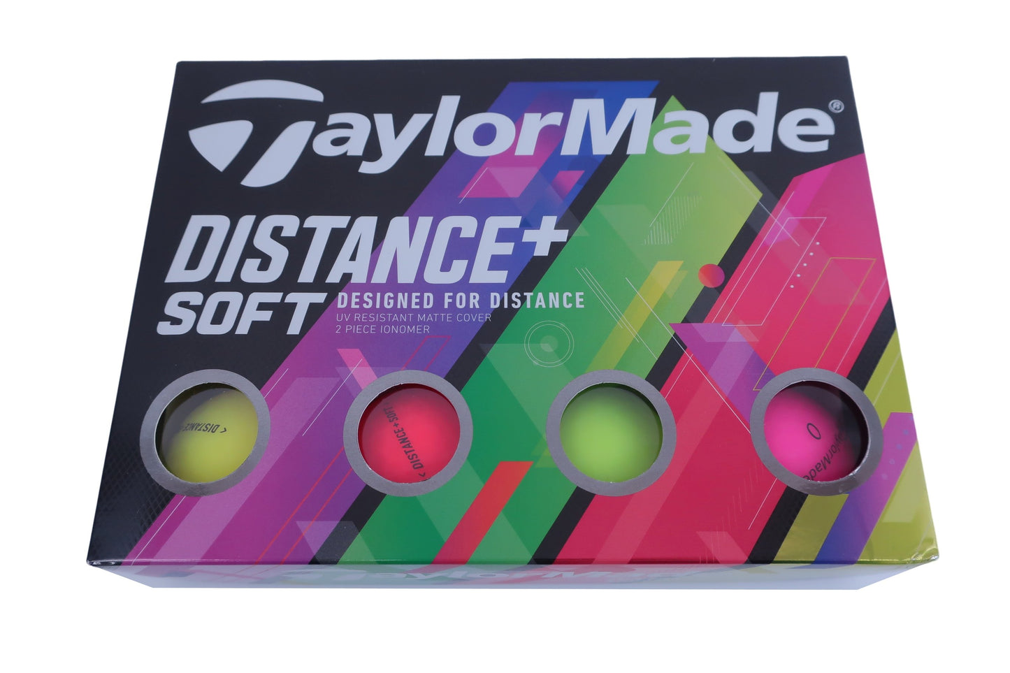 TaylorMade(テーラーメイド) ゴルフボール カラフル 1ダース DISTANCE+SOFT N