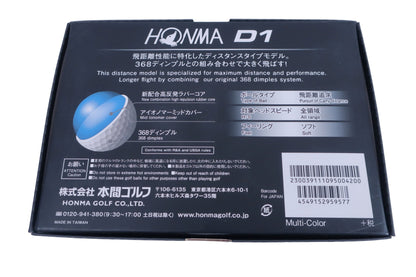 HONMA GOLF(本間ゴルフ) ゴルフボール カラフル 1ダース D1 N