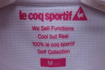 le coq sportif(ルコックスポルティフ) ハーフジップシャツ 白 レディース M A