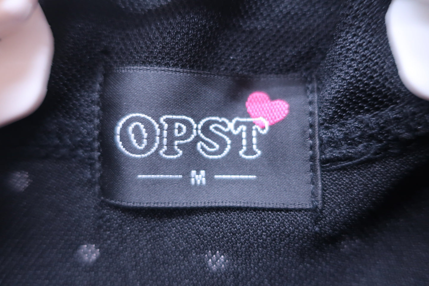 OPST(オプスト) ジップアップシャツワンピース 黒白水玉 レディース M A-3
