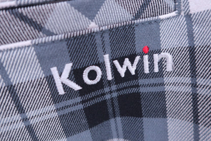 Kolwin(コルウィン) パンツ グレー白チェック レディース 7 A