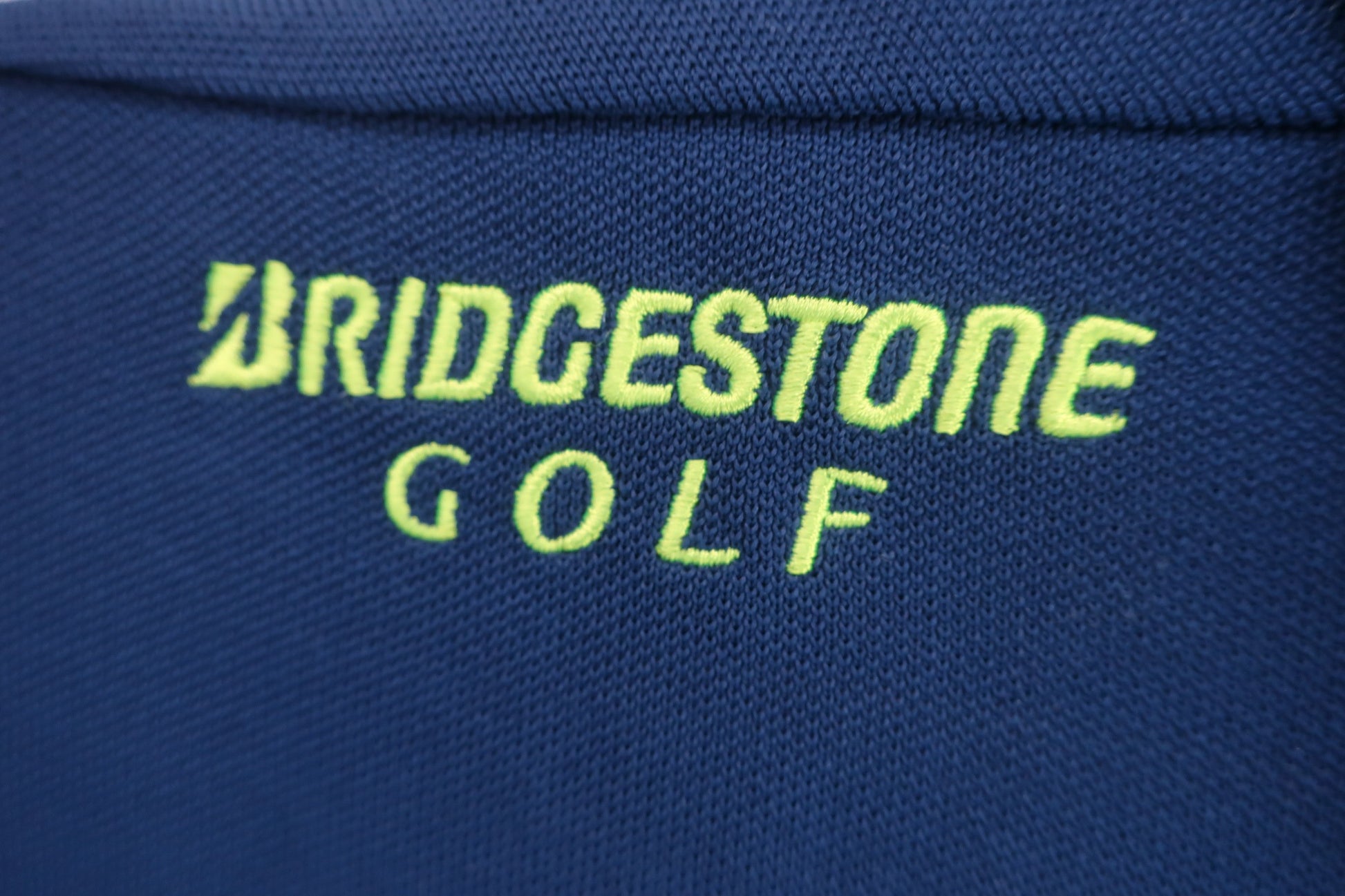 BRIDGESTONE GOLF(ブリヂストンゴルフ) ポロシャツ 紺ボーダー メンズ L A-3