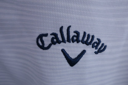 Callaway(キャロウェイ) ポロシャツ 白薄グレー総柄 メンズ LL 241-7257513 A-2