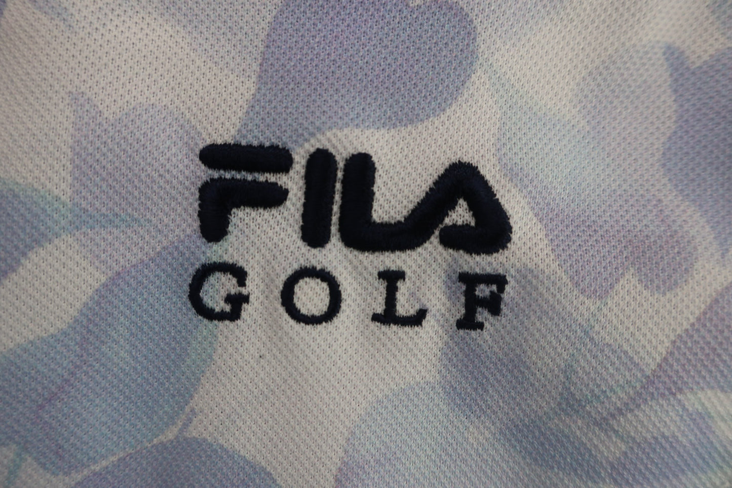 FILA GOLF(フィラゴルフ) ポロシャツ 薄紫総柄 メンズ LL A-6