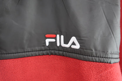 FILA GOLF(フィラゴルフ) ブルゾン 黒赤 メンズ LL N-3