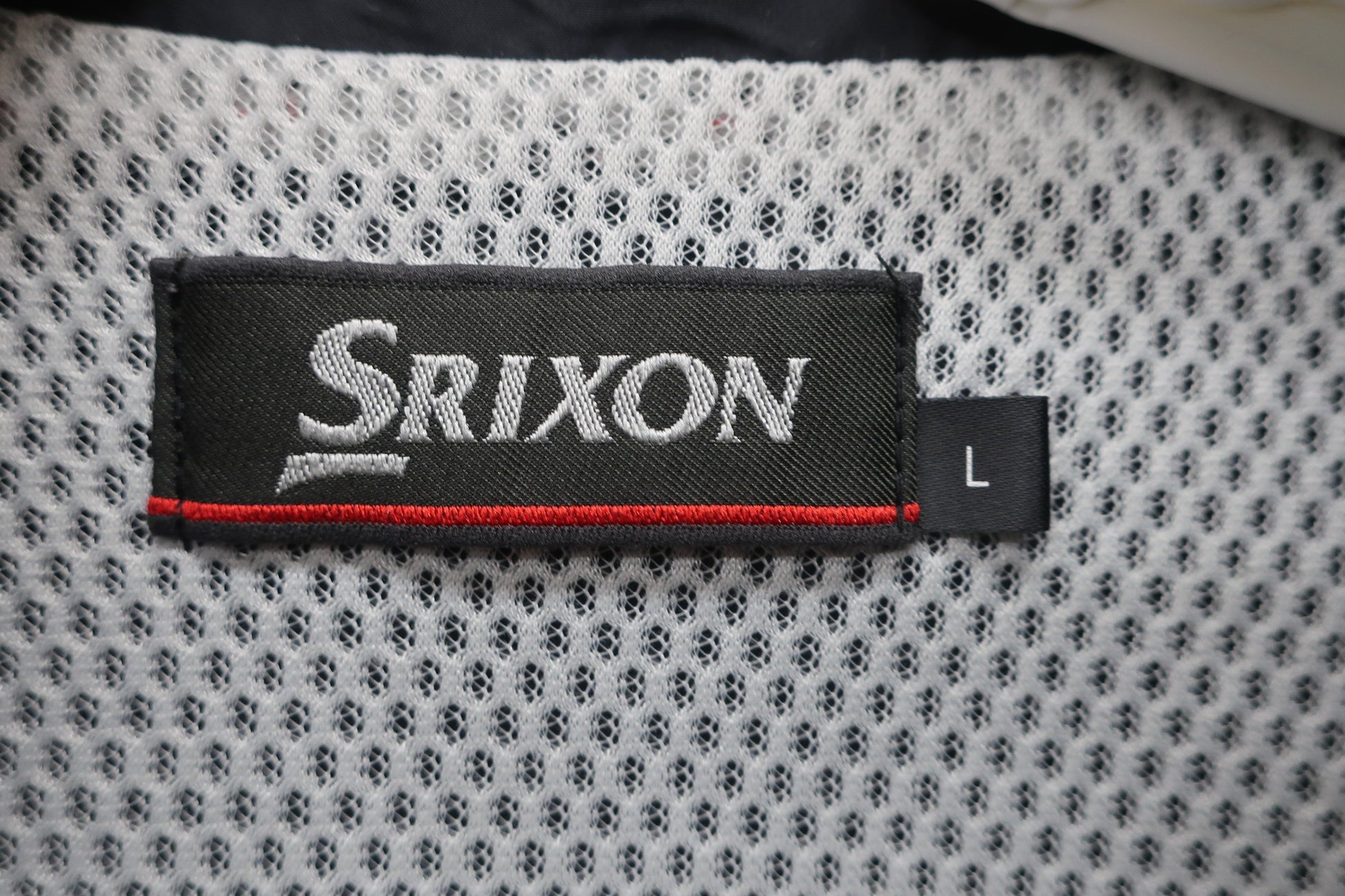 SRIXON(スリクソン) ハーフジップブルゾン 黒赤 メンズ L A-3