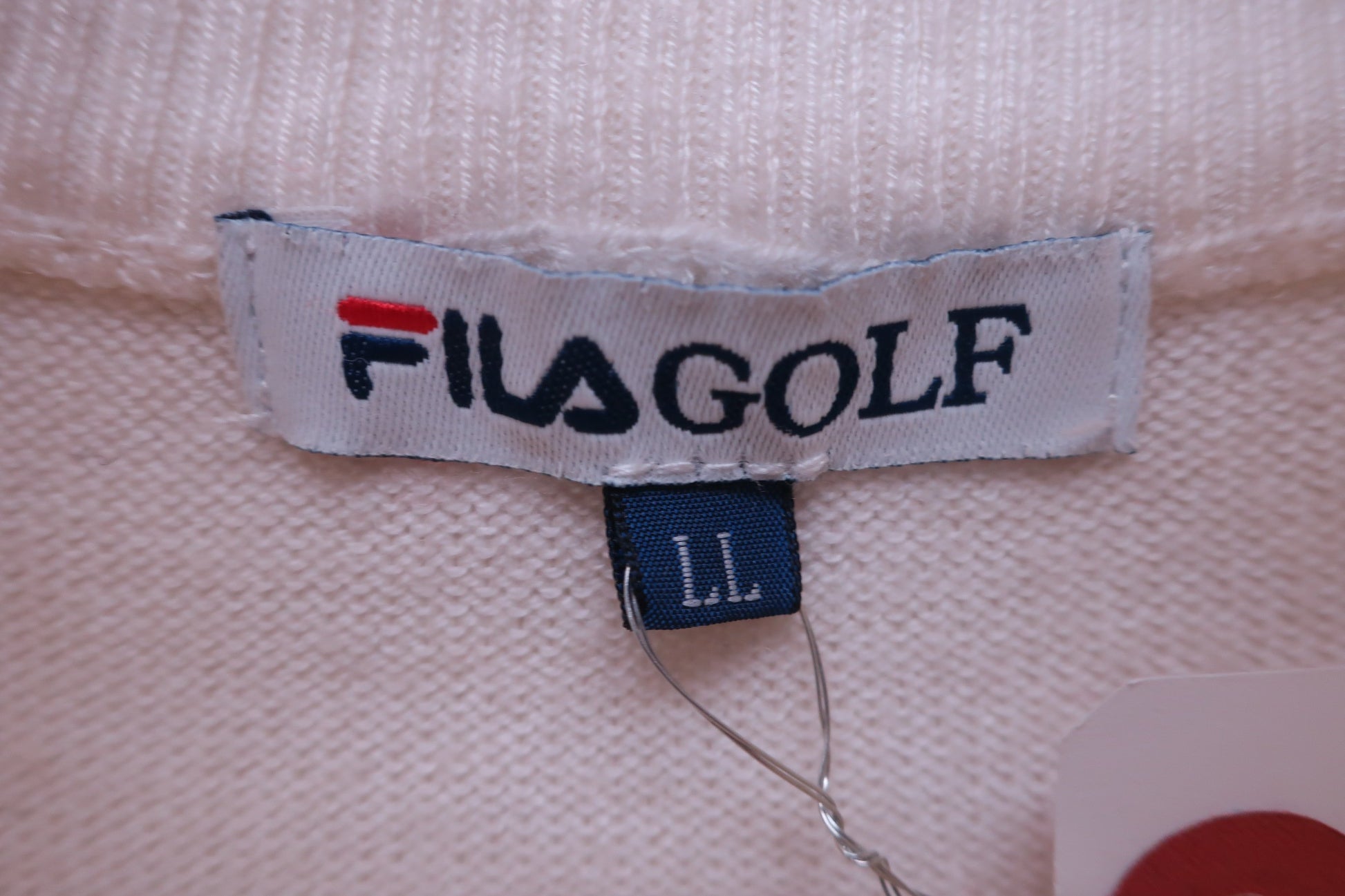 FILA GOLF(フィラゴルフ) ハーフジップセーター ベージュ メンズ LL C-8