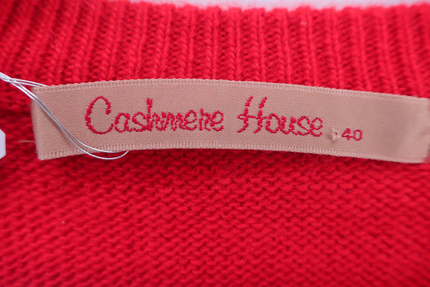 Cashmene House セーター 赤 メンズ 40 A-1