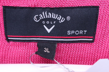 Callaway(キャロウェイ) セーター ピンク メンズ 3L 241-260606 B-2