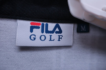 FILA GOLF(フィラゴルフ) ワンピース グレー青チェック柄 レディース M A-3