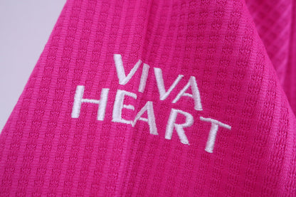 VIVA HEART(ビバハート) 長袖ポロシャツ ピンク レディース 40 A-3