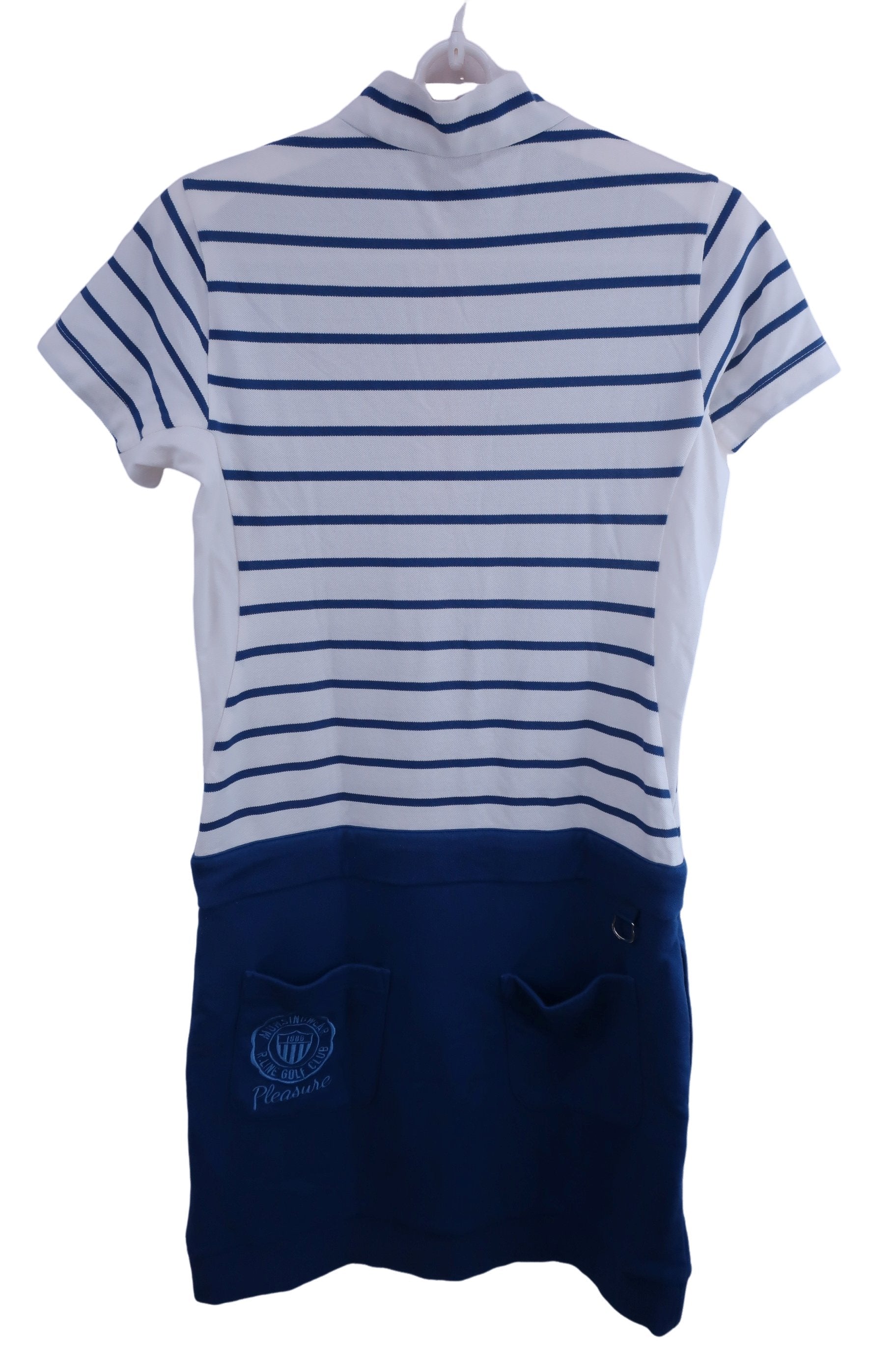 Munsingwear(マンシングウェア) ワンピース 白青 レディース M B-6