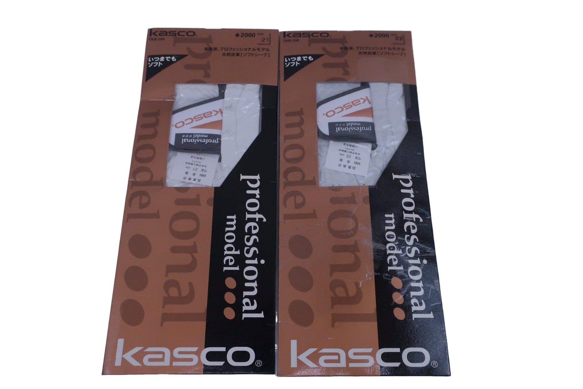 Kasco(キャスコ) ゴルフグローブ2点セット 白 メンズ 21cm / 22cm TKB-200 N-1