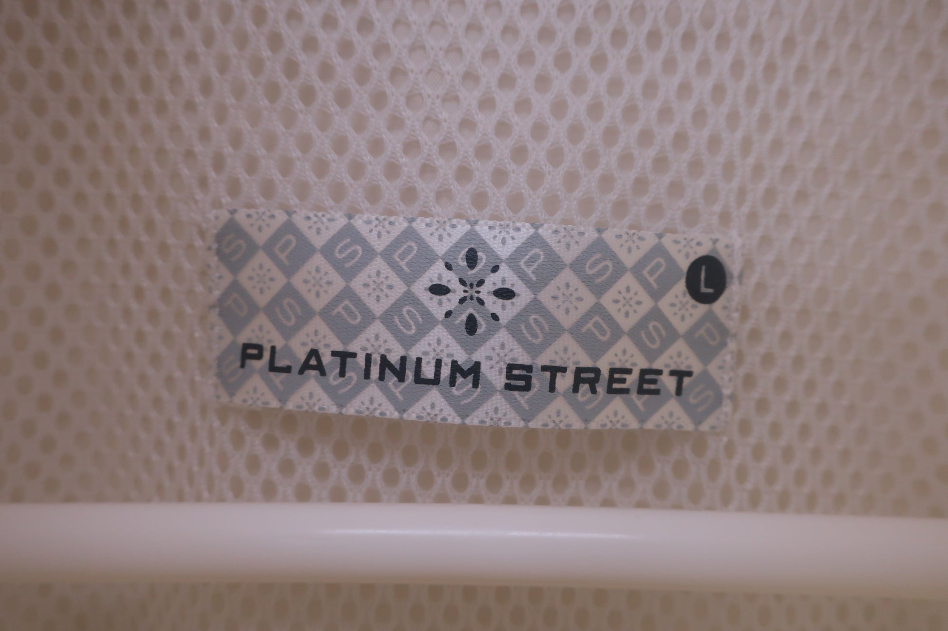 PLATINUM STREET レインウェア上下セット(収納袋付) 白 レディース L B-3