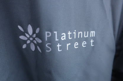 PLATINUM STREET レインウェア上下セット グレー レディース L B-2