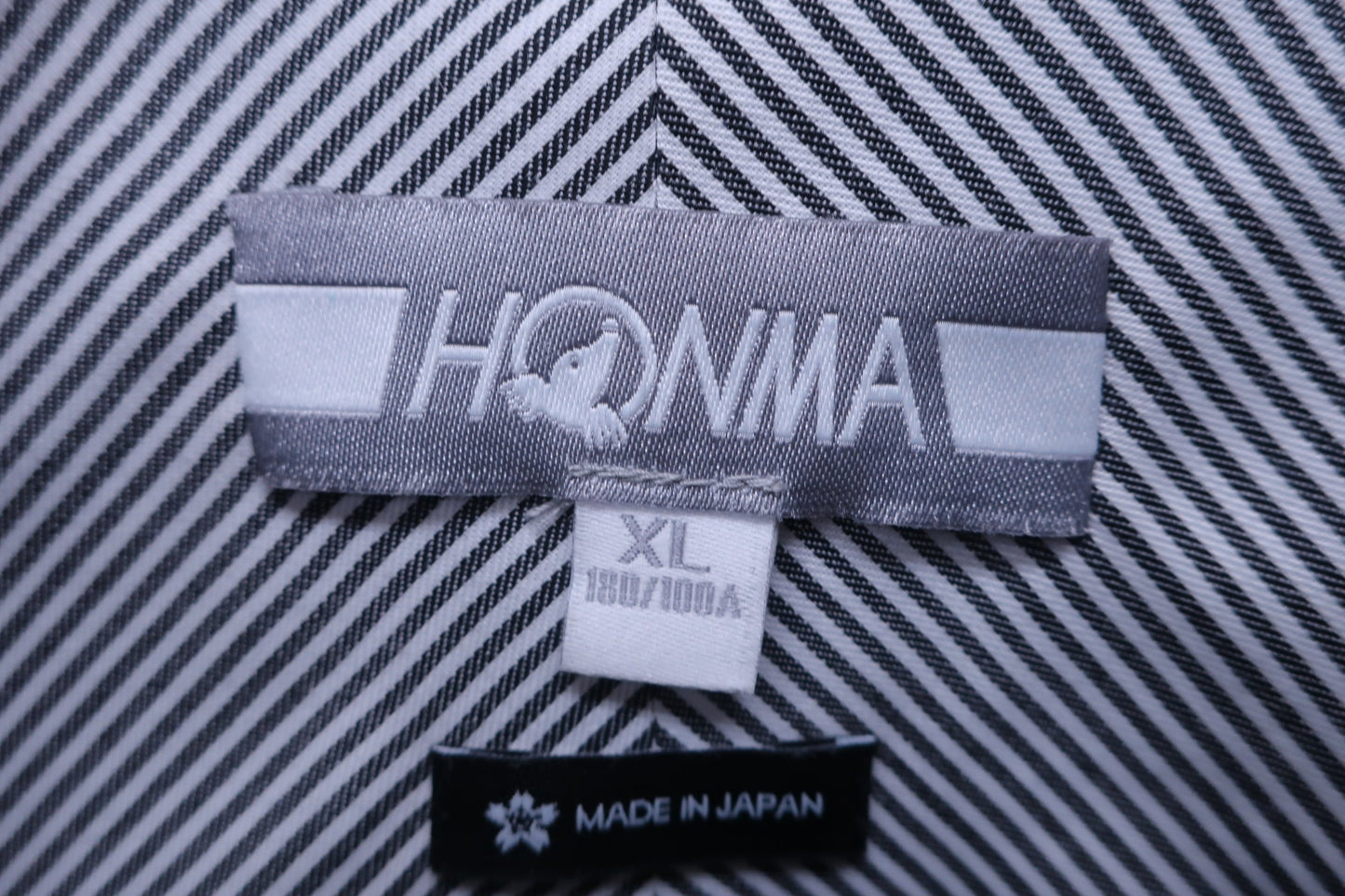 HONMA GOLF(本間ゴルフ) ポロシャツ 黒白 メンズ XL A-2