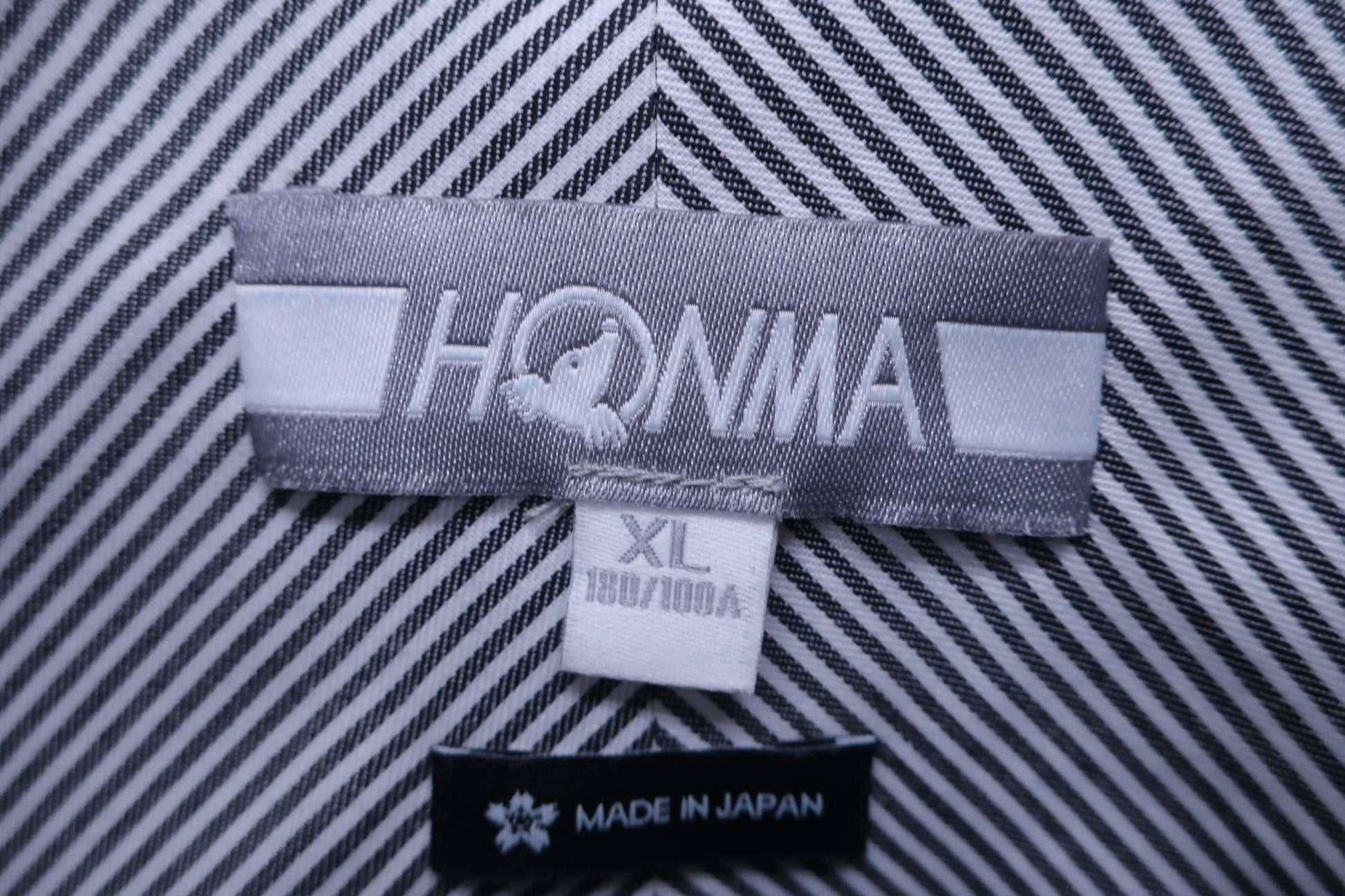 HONMA GOLF(本間ゴルフ) ポロシャツ 黒白 メンズ XL A-2