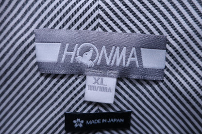 HONMA GOLF(本間ゴルフ) ポロシャツ 黒白 メンズ XL A-2
