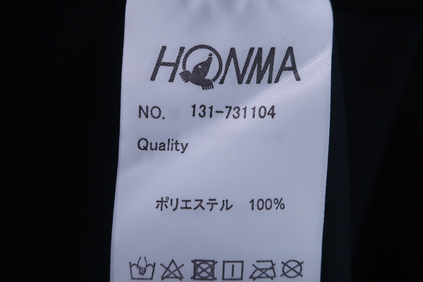 HONMA GOLF(本間ゴルフ) ポロシャツ 黒白 メンズ XL A-5